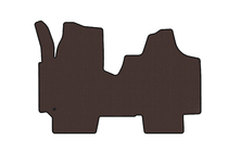 Fiat Scudo 2007-2015 Rubber Floor Mats Carsuit (Brown) photo 1