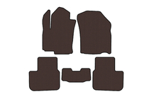 Fiat Sedici 2006-2014 Rubber floor mats Carsuit (HB, brown) photo 1