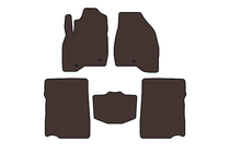 Ford Explorer 2011-2019 Rubber floor mats Carsuit (2017-2019, 2nd row, 7-seater, brown) photo 1
