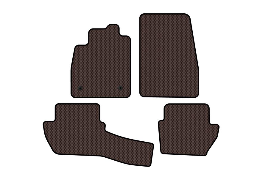 Ford Fiesta 2017- Rubber Floor Mats Carsuit (Brown) Image