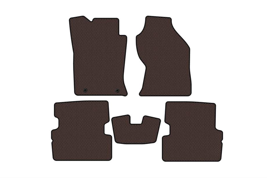 Ford Focus I 1998-2005 Rubber floor mats Carsuit (2001-2005, SW, brown) Photo 1