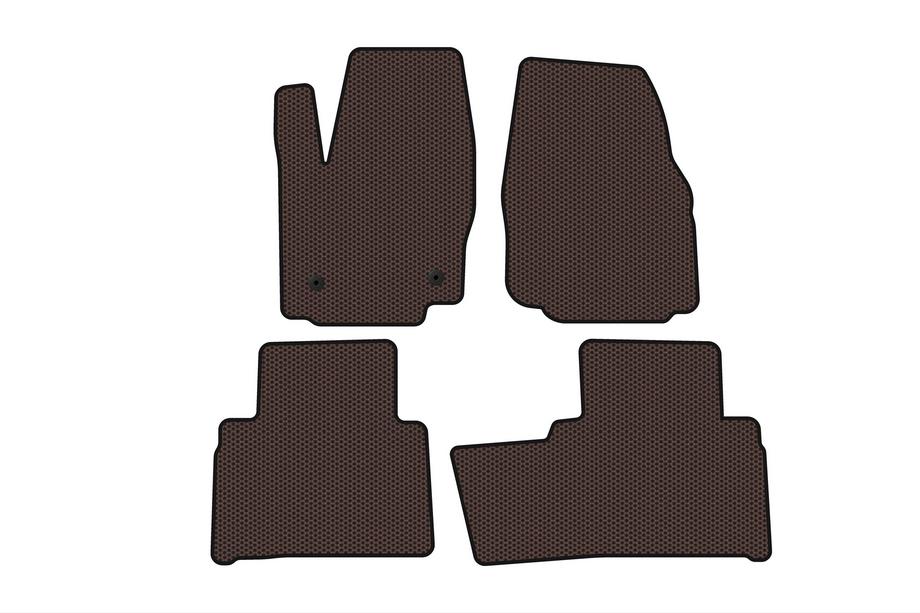 Ford Galaxy 2007-2015 Rubber floor mats Carsuit (2 rows, brown) Photo 1