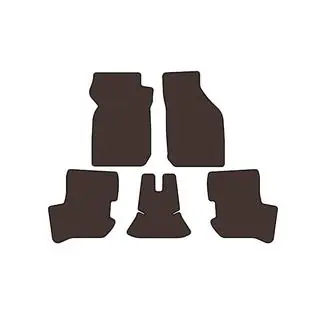 Rubber floor mats Carsuit (HB, brown) photo 1