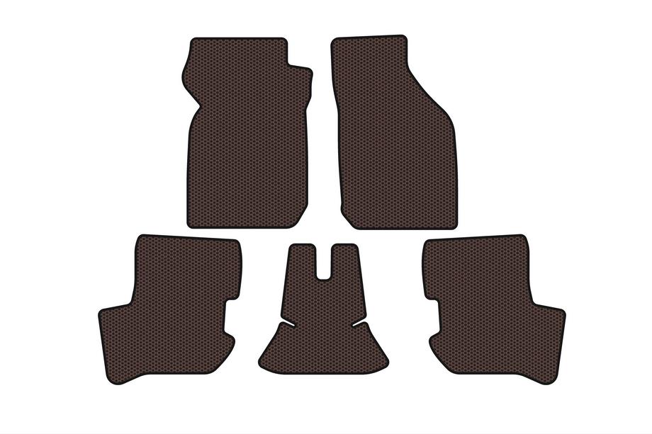 Ford Ka 1996-2008 Rubber floor mats Carsuit (HB, brown) Image