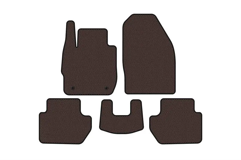 Ford Ka 2016- Rubber Floor Mats Carsuit (SD, Brown) Image