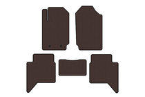 Ford Ranger 2011–2022 Rubber Floor Mats Carsuit (Brown) photo 1