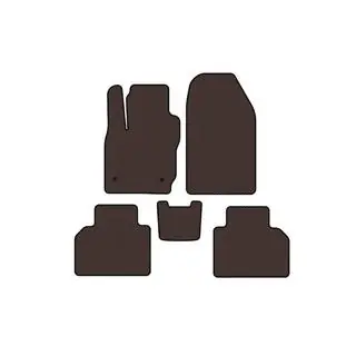 Rubber Floor Mats Carsuit (Brown) photo 1