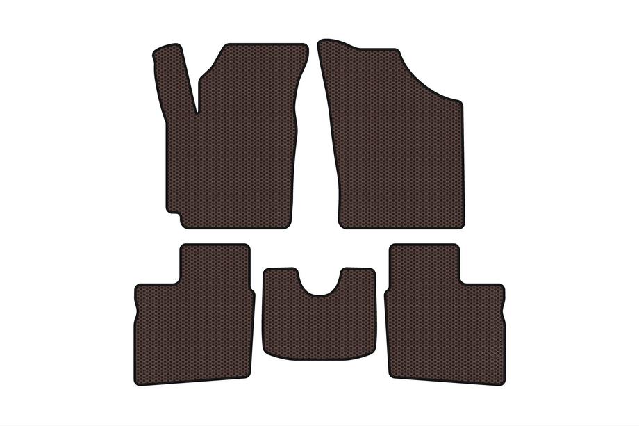 Geely CK-1 2005-2008 Rubber floor mats Carsuit (2005-2009, SD, brown) Image
