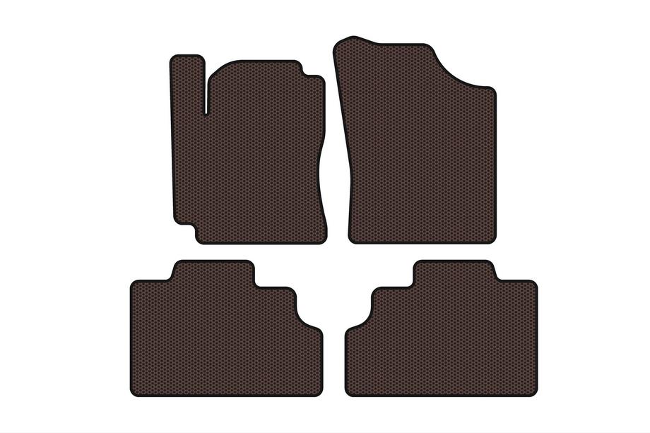 Geely CK-2 2008-2016 Rubber Floor Mats Carsuit (SD, Brown) Image
