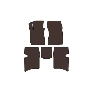 Rubber Floor Mats Carsuit (SD, Brown)
