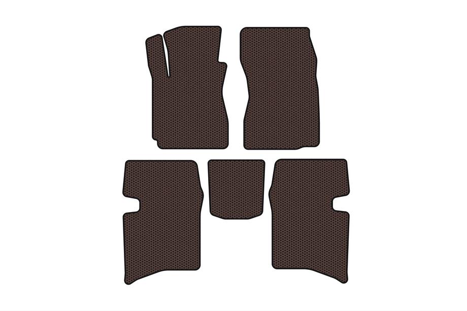 Geely MK 2006-2014 Rubber Floor Mats Carsuit (SD, Brown) Image