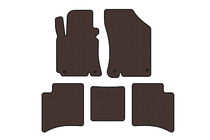 Geely MK Cross 2010-2016 Rubber Floor Mats Carsuit (Brown) photo 1