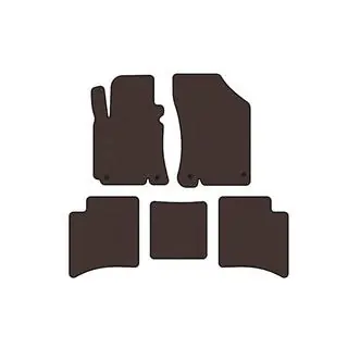 Rubber Floor Mats Carsuit (Brown) photo 1