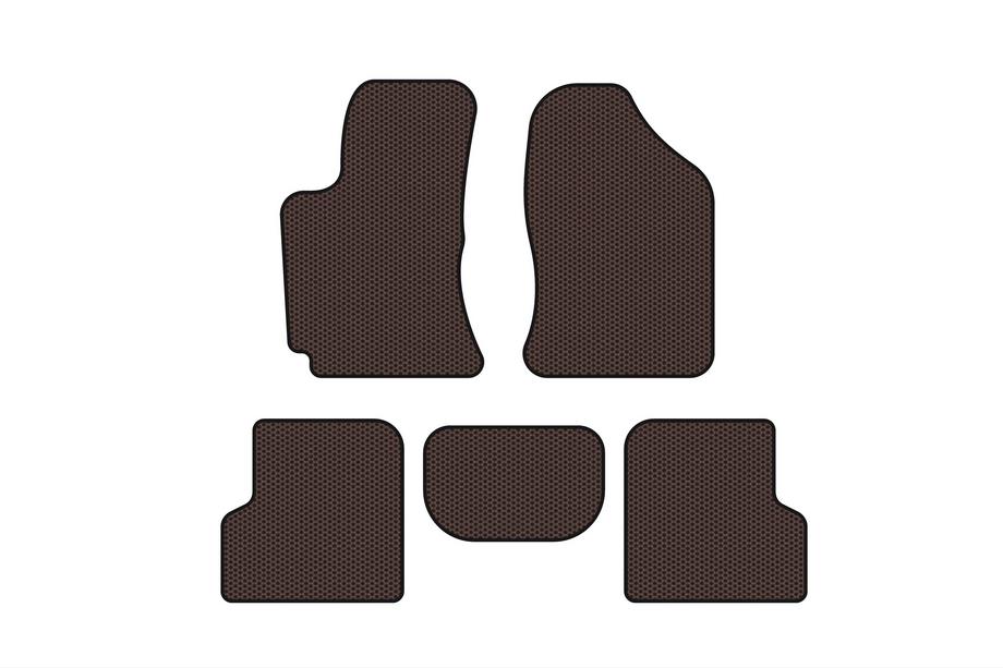 Geely SL 2011- Rubber Floor Mats Carsuit (Brown) Image