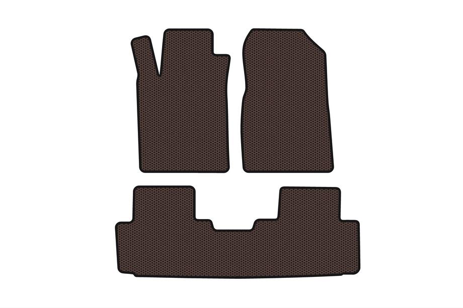 Great Wall Haval H6 II 2017- Rubber Floor Mats Carsuit (Brown) Image