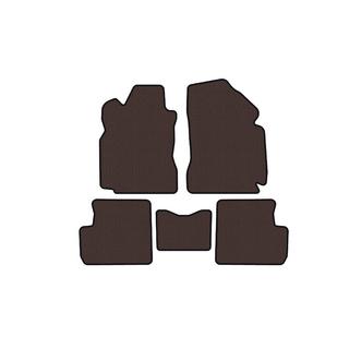 Rubber Floor Mats Carsuit (Brown) photo 1