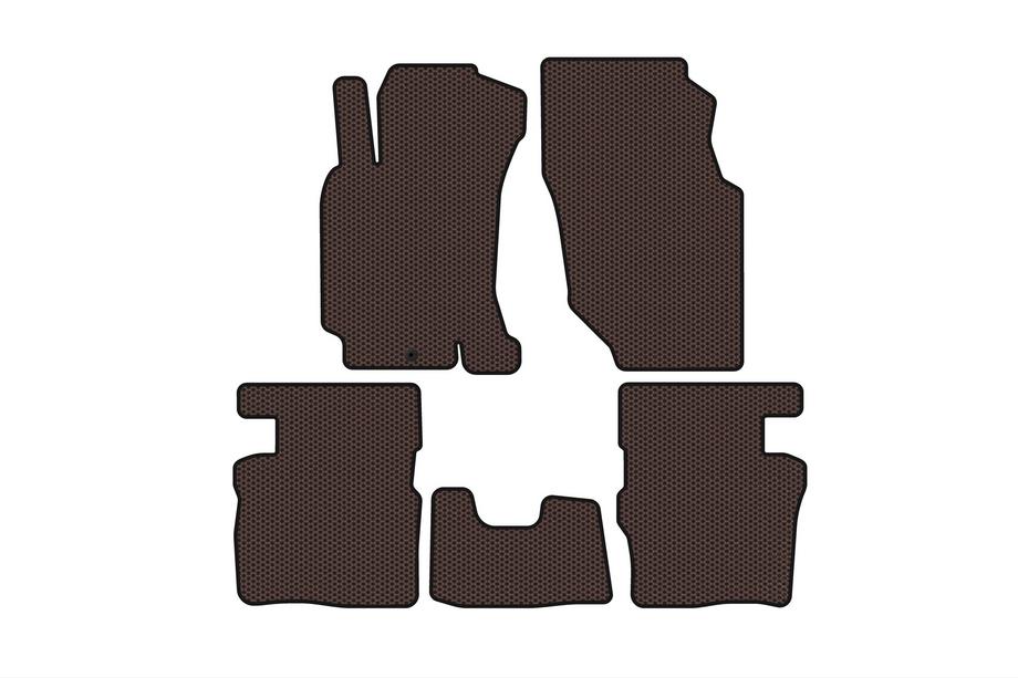 Honda HR-V 1998-2006 Rubber floor mats Carsuit (5-door, brown) Photo 1