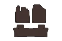 Honda Pilot 2015-2022 Rubber floor mats Carsuit (2 rows, brown) photo 1