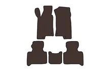 Hummer H3 2005-2010 Rubber Floor Mats Carsuit (Brown) photo 1