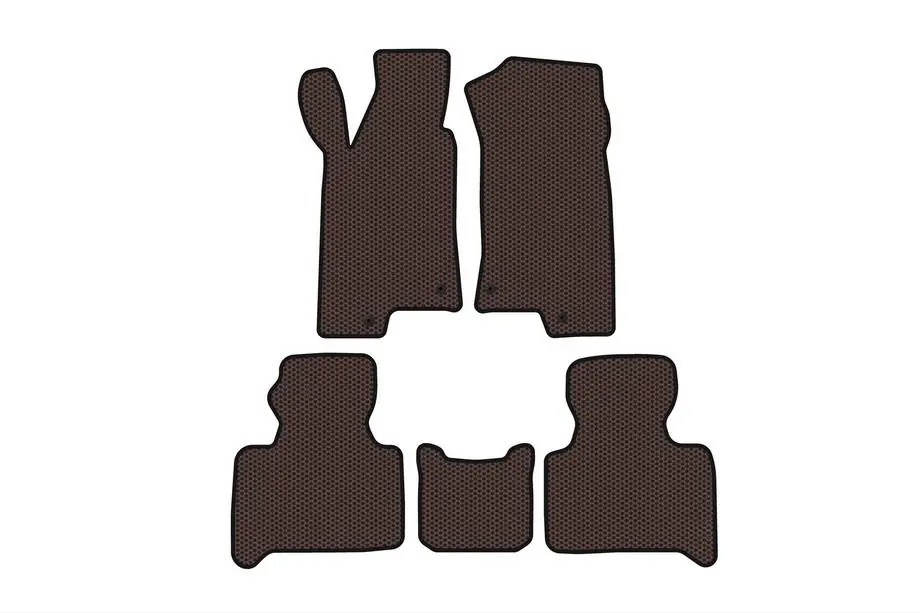 Hummer H3 2005-2010 Rubber Floor Mats Carsuit (Brown) Image
