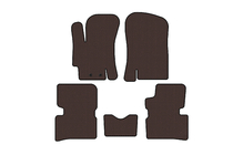 Hyundai Accent 2006-2010 Rubber Floor Mats Carsuit (SD, Brown) photo 1