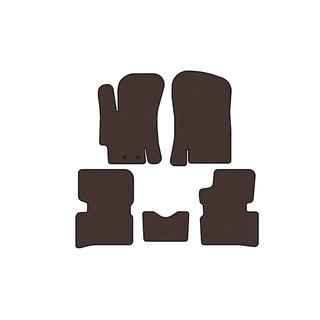 Rubber Floor Mats Carsuit (SD, Brown) Hyundai Accent 2006-2010 photo 1