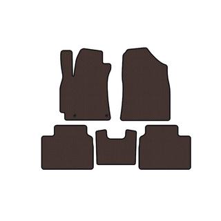 Rubber Floor Mats Carsuit (SD, Brown) Hyundai Elantra (CN7) 2020- photo 1