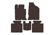 Hyundai Grandeur 2011-2017 Rubber floor mats Carsuit (SD, Petrol, brown) photo 1
