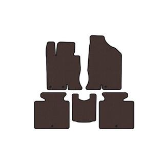 Rubber floor mats Carsuit (SD, Petrol, brown) Hyundai Grandeur 2011-2017 photo 1