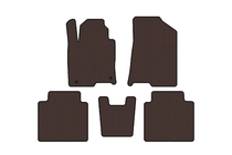 Hyundai Grandeur 2017- Rubber Floor Mats Carsuit (SD, Brown) photo 1