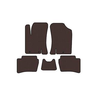 Rubber floor mats Carsuit (HB, brown) Hyundai I-20 2008-2012 photo 1