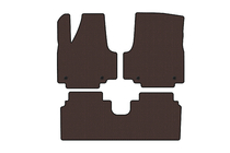 Hyundai Ioniq 5 2021- Rubber Floor Mats Carsuit (Electric, Brown) photo 1
