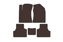 Hyundai Kona 2017-2023 Rubber Floor Mats Carsuit (Electric, Brown) photo 1