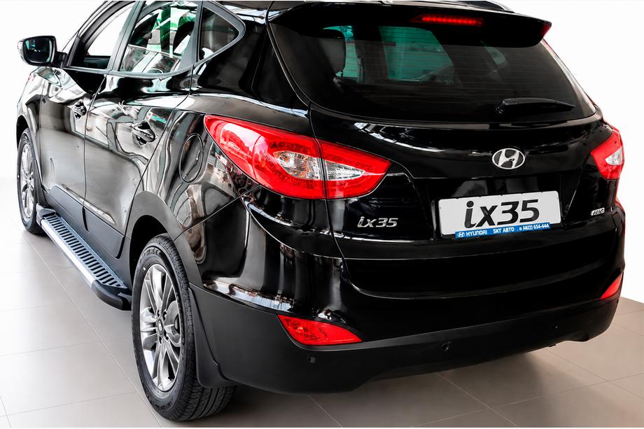 Hyundai IX-35 2010-2015 Side Steps Line (2 pcs, Aluminum) Image