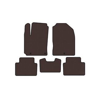 Rubber Floor Mats Carsuit (2017-2020, Petrol, Brown) photo 1
