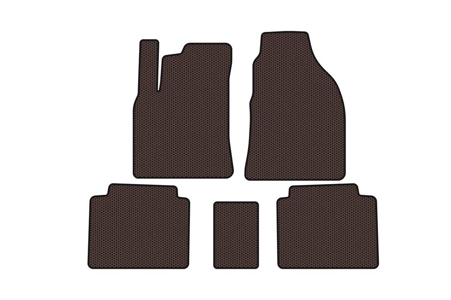Hyundai Matrix 2001-2010 Rubber Floor Mats Carsuit (Brown) Image