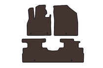 Hyundai Palisade 2018-2025 Rubber floor mats Carsuit (2 rows, 7-seater, brown) photo 1