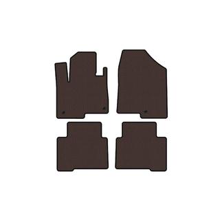 Rubber floor mats Carsuit (2 rows, for Grand, brown) Hyundai Santa Fe 4 2018-2023 photo 1