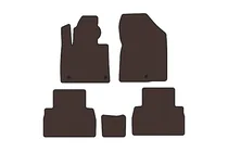 Hyundai Santa Fe 4 2018-2023 Rubber floor mats Carsuit (2018-2020, brown) photo 1