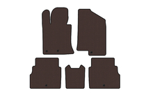 Hyundai Sonata YF 2010-2014 Rubber Floor Mats Carsuit V2 (brown) photo 1