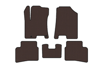Hyundai Venue 2019- Rubber Floor Mats Carsuit (Brown) photo 1