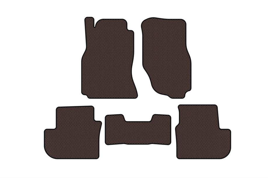 Infiniti G35 (V35/CV35) 2003-2007 Rubber Floor Mats Carsuit (SD, Brown) Image
