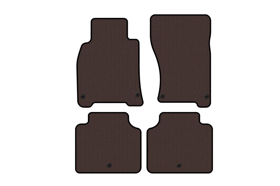 Infinity M35/37/45 2003-2014 Rubber Floor Mats Carsuit (For M37, Brown) Image
