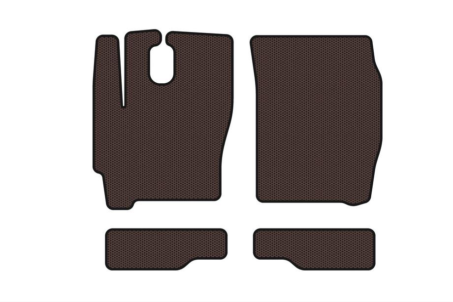 Iveco Eurocargo 2002-2008 Rubber Floor Mats Carsuit (Brown) Photo 1