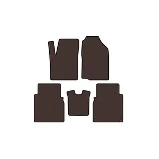 Rubber Floor Mats Carsuit (Brown)