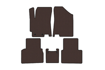 JAC J7 2018- Rubber Floor Mats Carsuit (Brown) photo 1