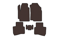JAC S2 2014-2020 Rubber Floor Mats Carsuit (Brown) photo 1