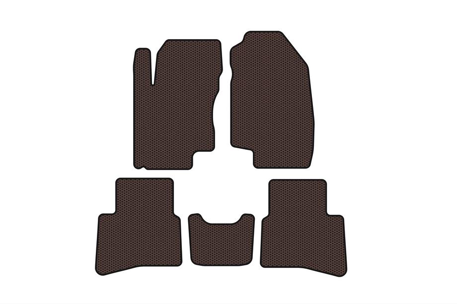 JAC S3 2014- Rubber Floor Mats Carsuit (Brown) Image