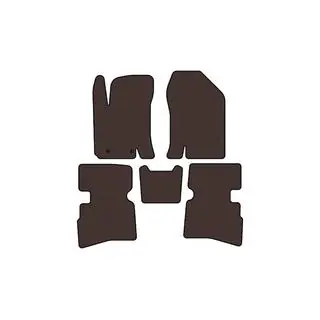 Rubber Floor Mats Carsuit (Brown)