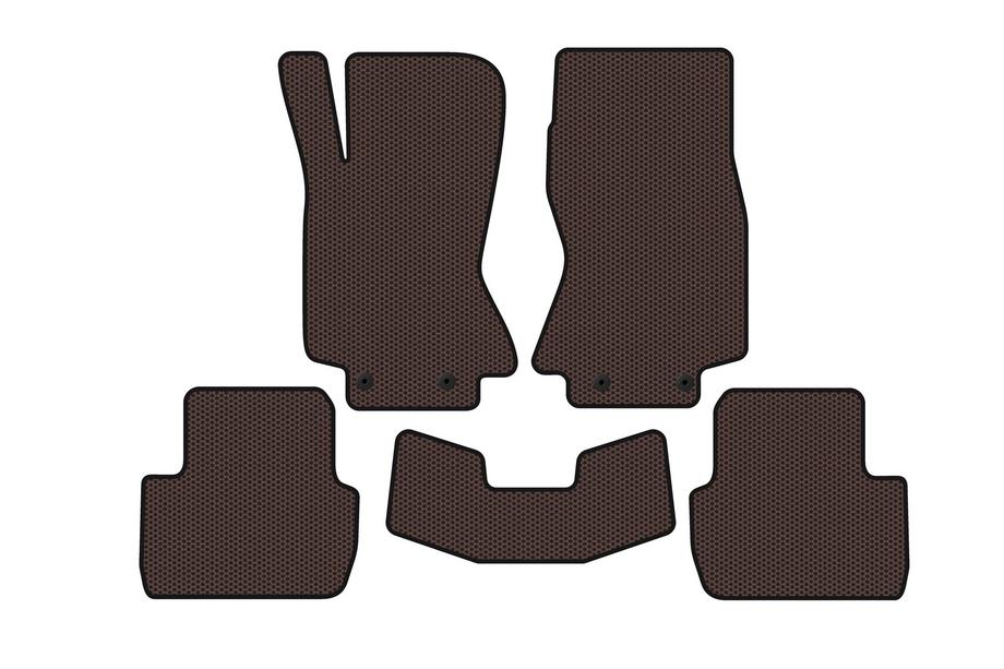 Jaguar S-Type 1999-2008 Rubber Floor Mats Carsuit (Brown) Image